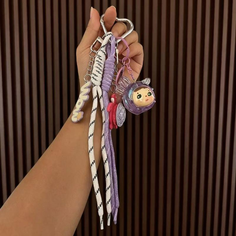 Creative Cartoon Character Acrylic Keychain for Bags - Cute Gift for Students