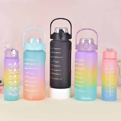 Nuova Tazza Portatile in Plastica con Gradiente Grande Capacità Portatile per Esterno Bollitore Sportivo Portatile Ufficio Casa Tazza Portatile