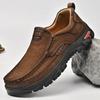Men's Genuine Leather Plus Size Casual Loafers & Hiking Shoes