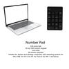 Numeric Keypad SK 51  2.4G Wireless 18 Keys Soft Press Touch USB Number Pad for Home Work
