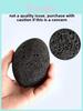 Volcano Stone Foot File Black Elliptical Callus Remover For Pedicure And Foot Care