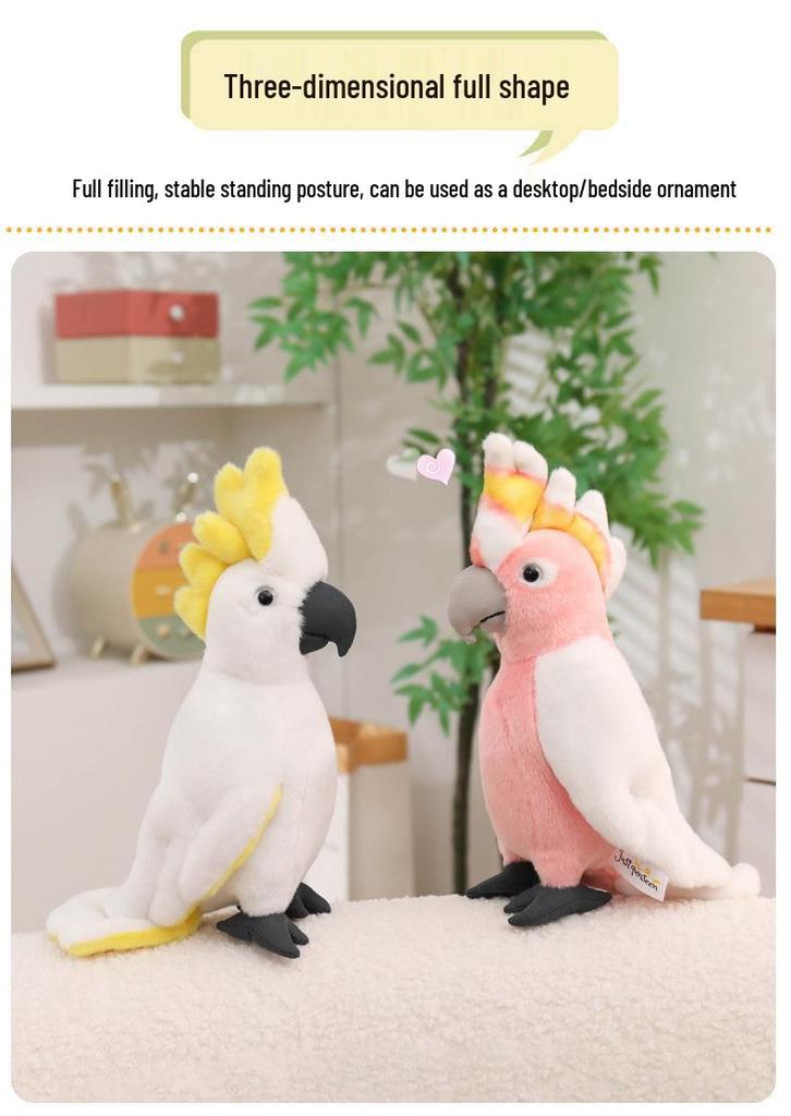 Macaw Plush Bird Doll - Soft Toy for Kids, Boys & Girls Gift