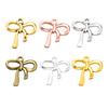 100 Pcs Bow Charms for Jewelry Making DIY Accessories Bowknot Keychain Charms Alloy Bow Shape Charms for Earrings Necklaces Bracelets Crafting