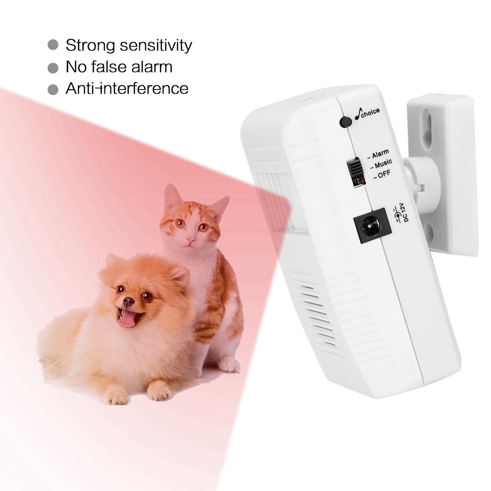 Human Body Induction Infrared Sensor Alarm Door Entry Welcome Greeting Doorbell Motion Detector