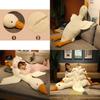 Huge 19.7/35.4/51.2in White Goose Plush Sleeping Toy Cushion For Kids