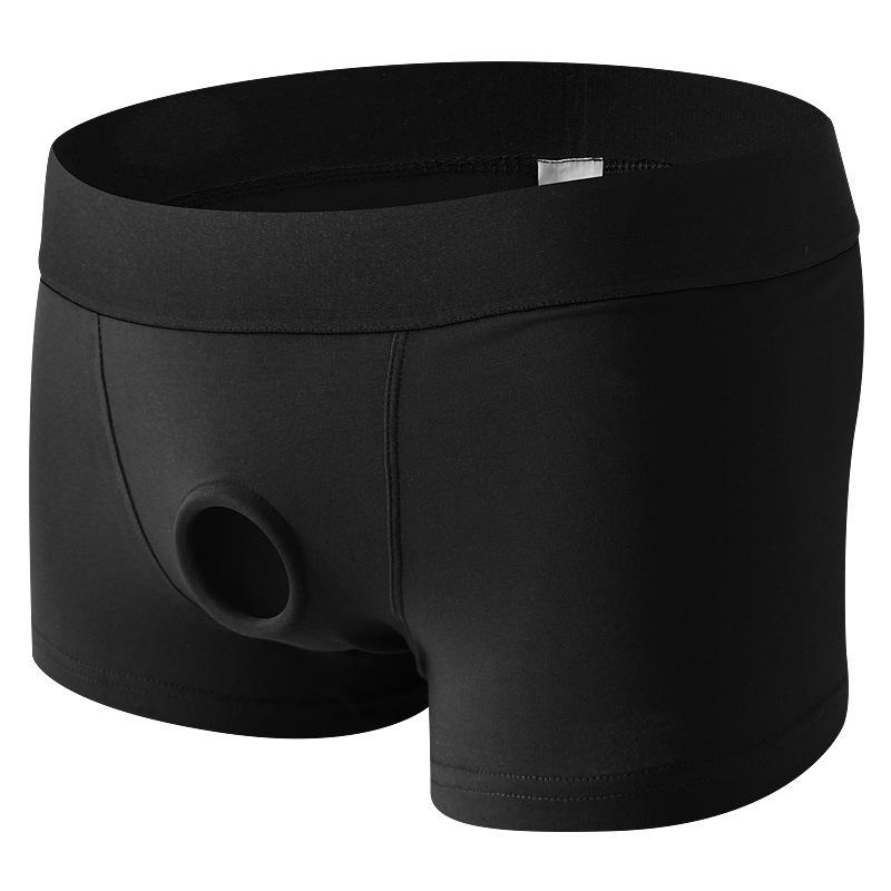 

AIBC Унисекс Дышащие Боксеры-Брифы с Силиконовым Кольцом 4,5 см XXL 80-90kg чёрный