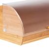 Bamboo Bread Box with Lid Versatile Storage, for Toast Donuts Bagels & Pastries, Kitchen Home Countertop Organizer