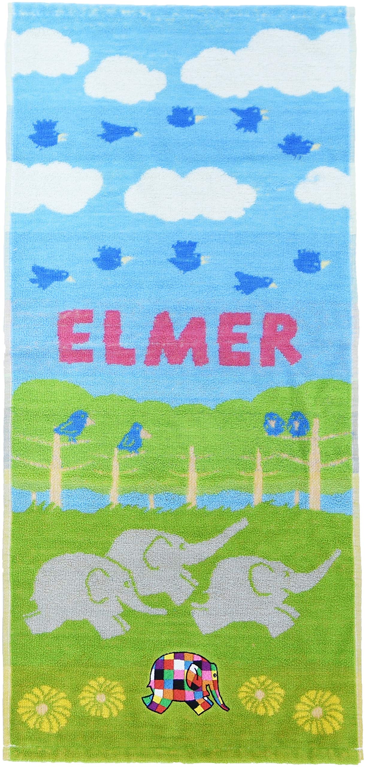 

Полотенце Marushin Elmer the Elephant Face 34 x 80 см, День Элмера, 5565000100,