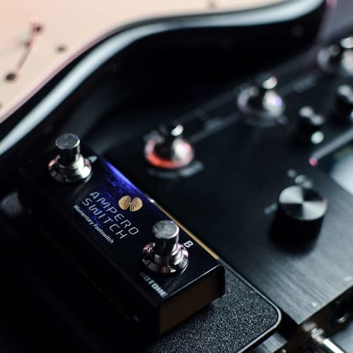 Hotone Dual Footswitch Pedal, Momentary 2-Way Pedal, Footswitch Controller, Ampero Switch, 6.35mm