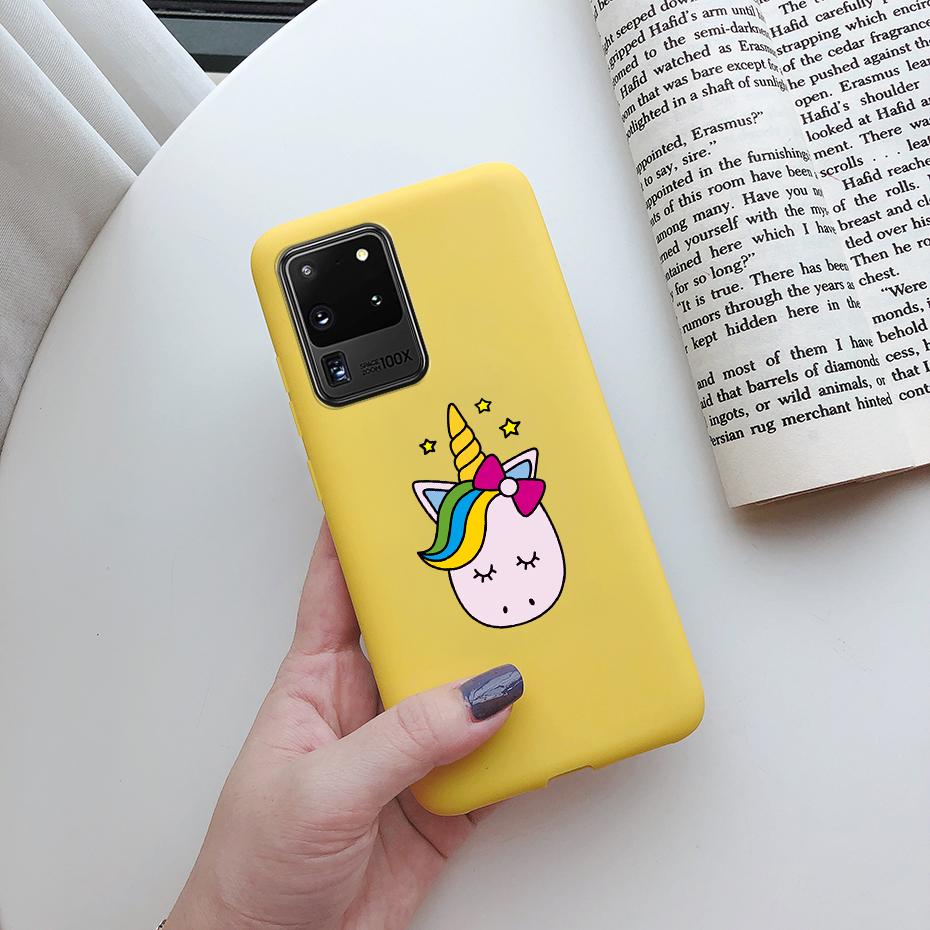 Hülle Für Samsung Galaxy S20 S 20 Ultra Plus Silikon Malerei niedlich Weich Schlank Hülle Abdeckung Für Samsung S20 Plus Ultra Handyhüllen