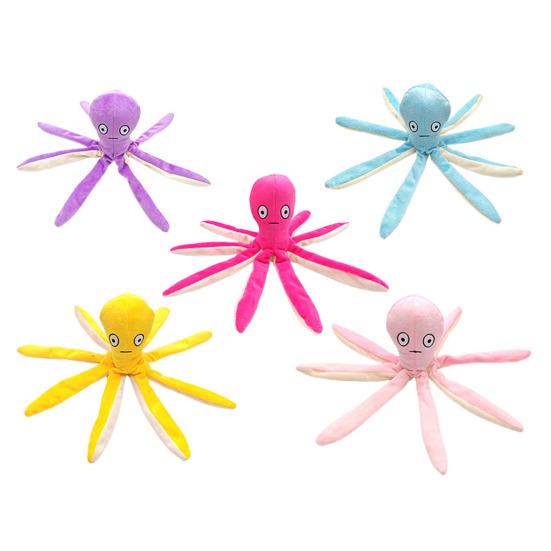 Chobotnice Hračka pro kočky s pískátkem Nadýchané chapadlo Dráždidlo Kousací hračka Odolná proti žvýkání Hračka chobotnice Interaktivní hračka pro domácí mazlíčky pro kočky