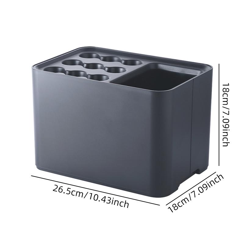 Umbrella rack with drip tray, suitable for space saving storage in the corner of the entrance passage, can hold 10/15 umbrellas