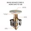 Universal Wash Basin Bounce Drainer Filter Anti-Clogging Bathroom Sink Drainer