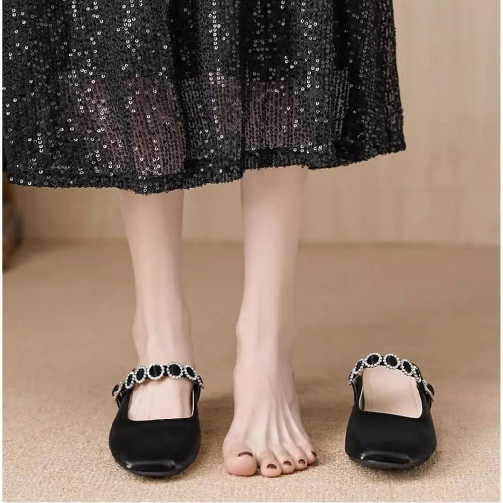 Silver Toe Cover Women's Sandals Half Slippers Summer Outdoor Wear 2026 New Style High-End Sensation Increased Height Indoor