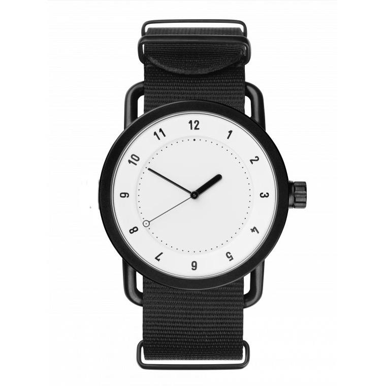 Britischer Trend Einfache Leinwand-Nylon-Armbanduhr Europäisch und Amerikanisch Retro Dünne Studenten-Paar-Uhr 809