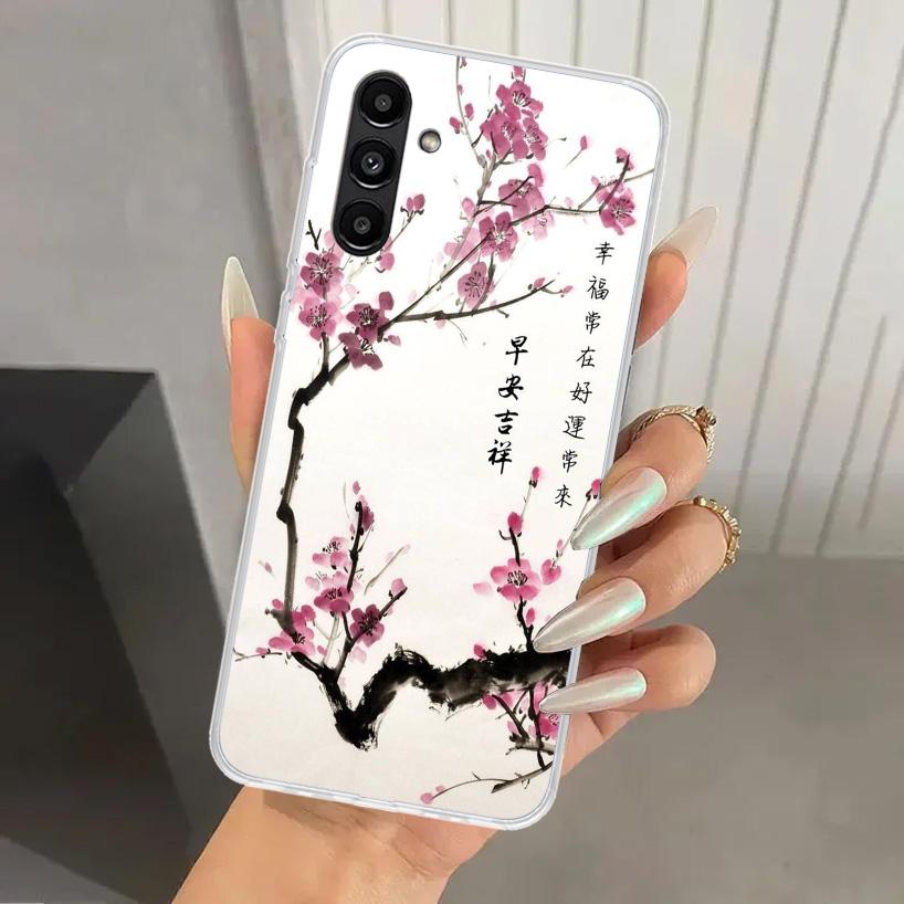 Cherry Blossom Tree Phone Case for Samsung Galaxy A16 A26 A36 A56 A15 A25 A35 A55 A14 A24 A34 A54 A13 A23 A33 A53 A05S A04S A03S