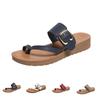 Summer Fashion Outfit with Thick Toe Sole Casual Beach Slippers