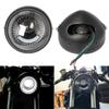 6.5 Inch Vintage Cafe Racer Led Headlight Hi/lo Beam Universal For Harley Sportster Softail Chopper