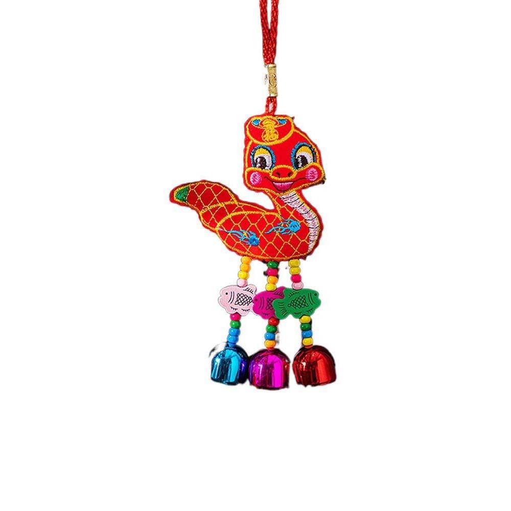 Chinese Style Snake Wind Chimes Traditional Spring Festival Decorations  Wedding