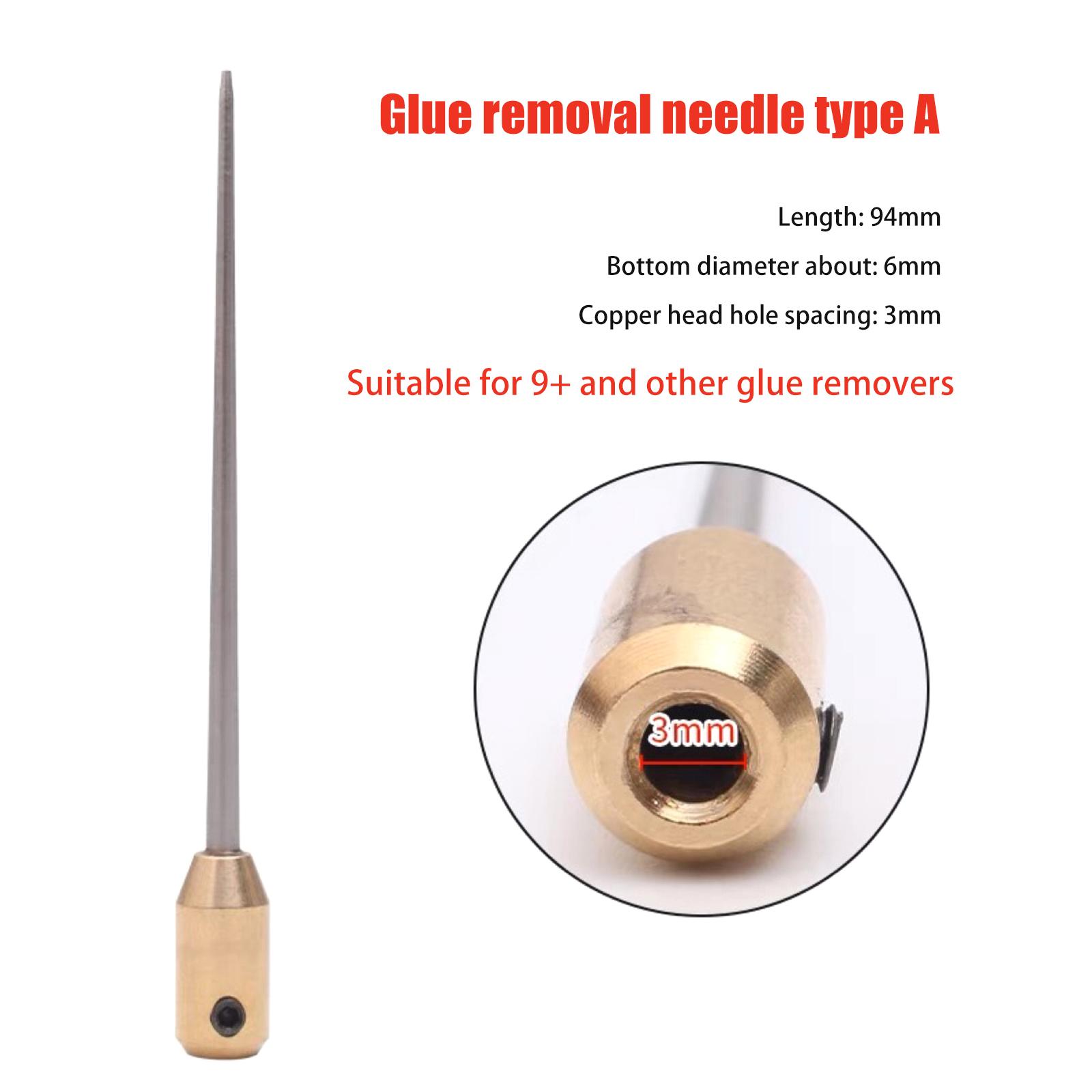 

Glue Remover Thick Needle Accessories OCA Glue Remover Tapered Steel Needle For Mechanic IR10 IR12 IR13 IR14 CJ6 CJ7 CJ9 A4