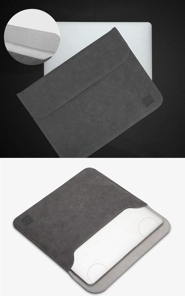 Surface Laptop Go Leder PU Stilvolle Tablet-Hülle (12,4-Zoll) Hülle/Cover, Etui/Taschenhülle, Hochwertiges Leder, (Hellgrau)