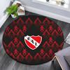 Club Atletico Independiente Round Area Rug,Carpet Rug for Living Room Bedroom Sofa Playroom Decor,Non-slip Floor Mat