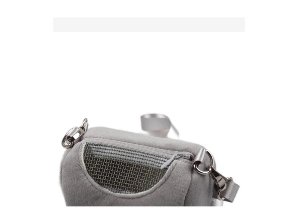 Warm Crossbody Backpack for Hamsters & Sugar Gliders - Portable Pet Outing Bag