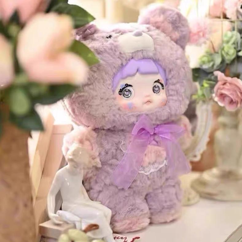 Nommi 400% Goodnight Bear Series Plush Blind Box Toy Ornament Home Bedroom Decoration Soft Toy for Birthday Wedding Holiday Gift