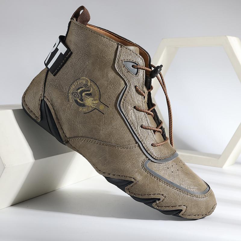 New Handmade Men Boots Winter Boots Warm Sneakers Man Outdoor Casual Shoes Men Ankle Boots
