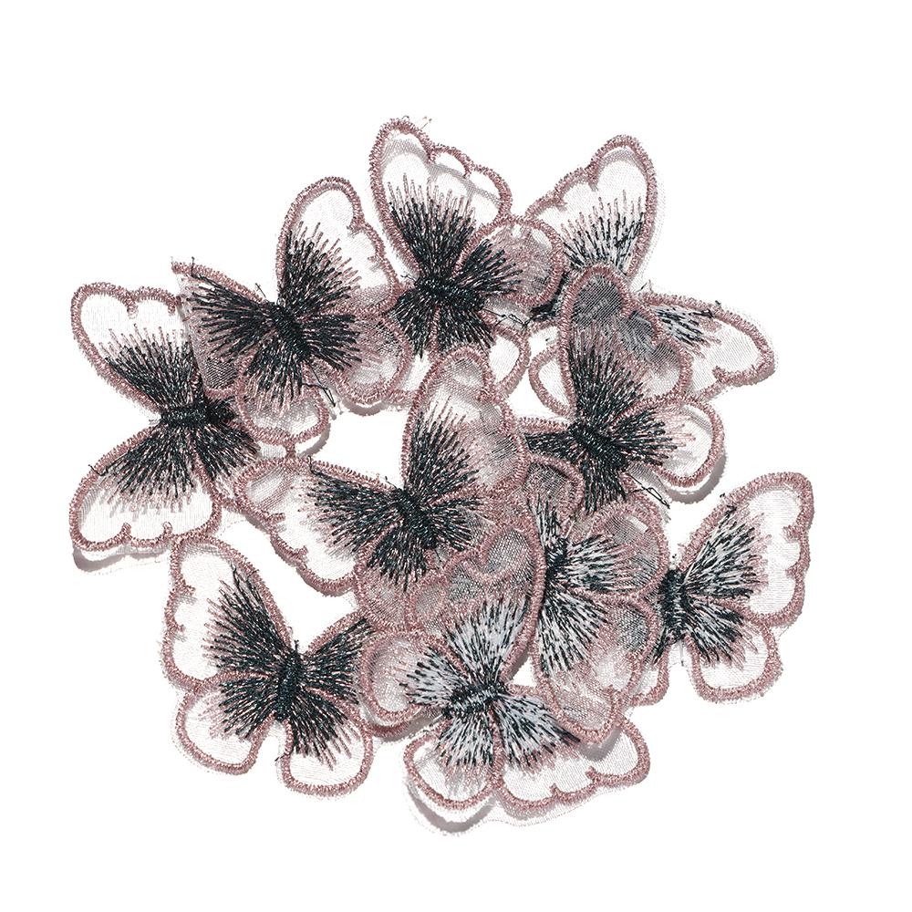 10Pcs DIY Craft Tassel Edge Polyester Apparel Fabric Lace Trim Sewing Accessories Water Soluble Lace