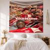 Arsenal Custom Your Name Wall Decor Tapestry Art For Pet Memorial Birthdaywedding Party Backdrop Family Gift