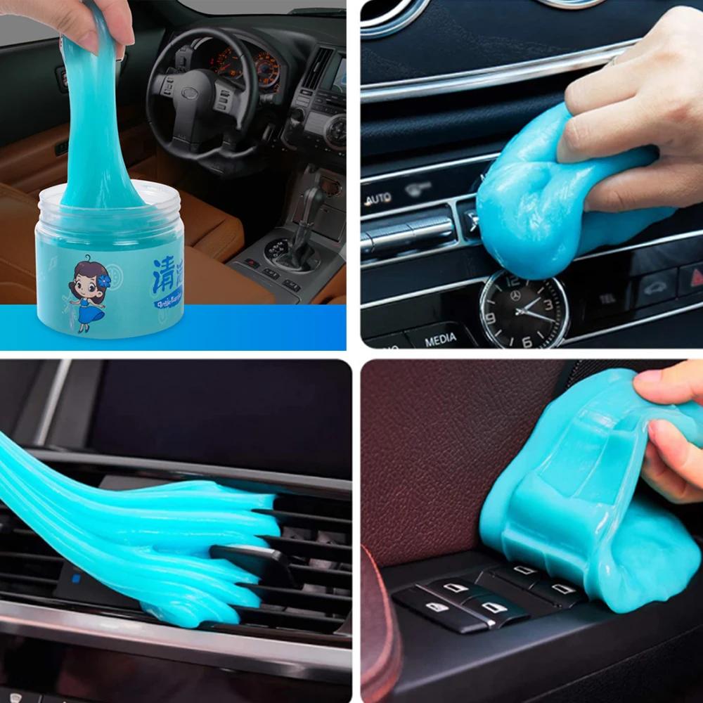 Auto Reinigungs Gel Autowasch Schleim 70/160g zur Maschinenreinigung Magischer Reiniger Auto Pad Klebepulver Reinigungs Werkzeug Staubentferner Gel