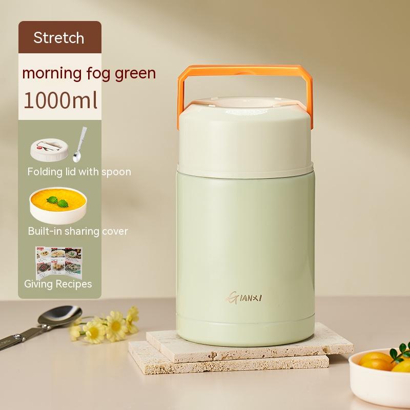 Braising Cup  New 24-hour Insulated Lunch Box Bucket Smouldering Stew Porridge Portable 316 Stainless Steel Braising Pot