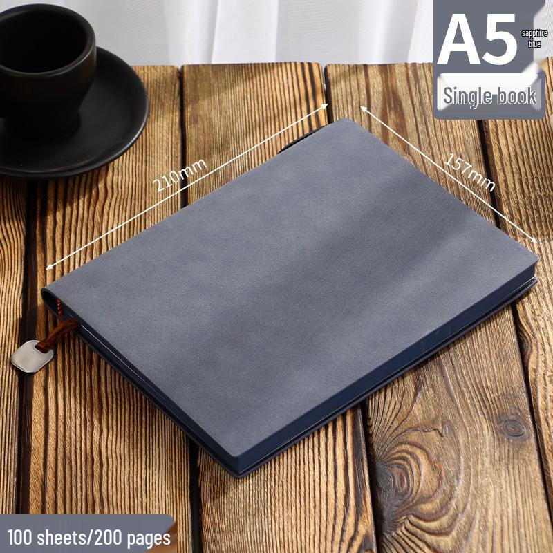 A5 Sheepskin Leather High-End Notebook with Thickened Dowling Paper