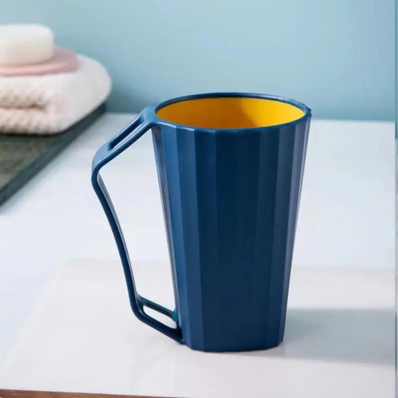 Leichter Luxus Transparenter Mundspülbecher Hohe Schönheit Haushalt Paare Große Kapazität Zahnbürstenaufbewahrung Wasch- und Putzbecher