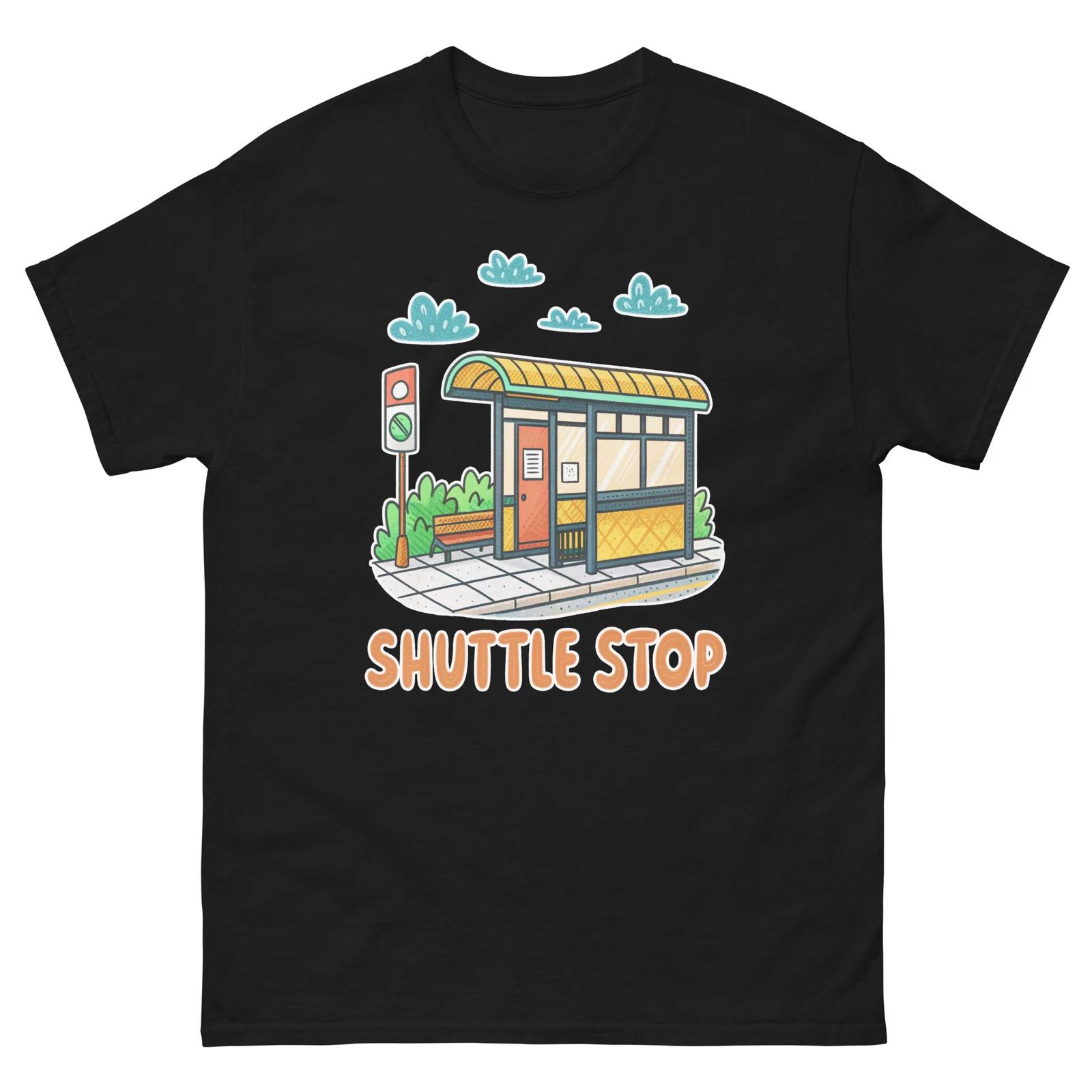 

Shuttle Stop Mountain Ski Resort Town T-Shirt 3XL