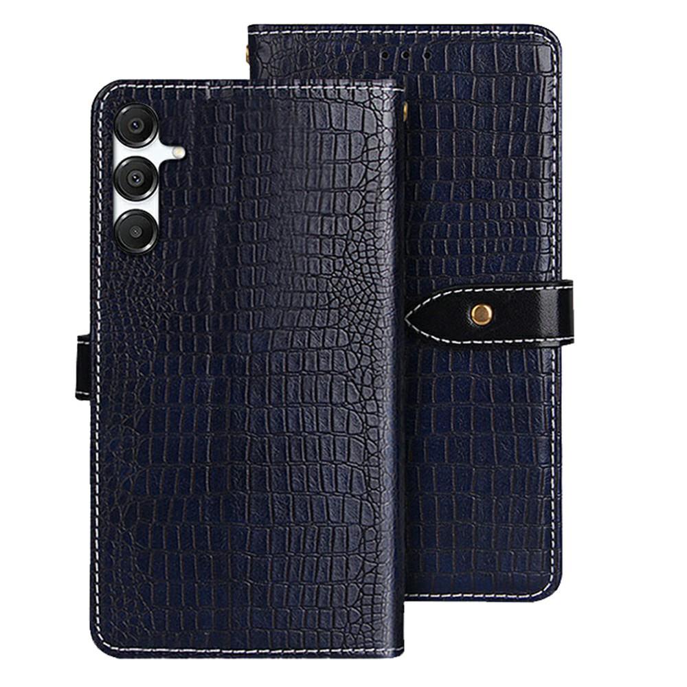 IDEWEI For Samsung Galaxy S26+ Case Crocodile Texture PU Leather Flip Phone Cover