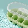 12 Grid Single-Layer Tray With Transparent Ice Storage Box Ice Cream Ice Cube DIY Homemade Refrigerated Drink Kitchen Tools