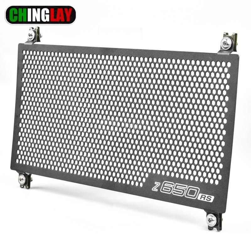 Motorcycle Radiator Grille Guard Fit with Kawasaki Z650/Ninja650/ Z650RS 2016-2026Radiator Protective Cover Accessories