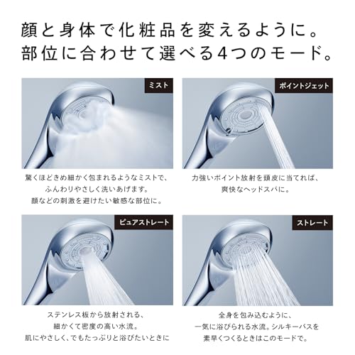 New Model [Official Store Exclusive] ReFa Fine Bubble U/ReFa FINE BUBBLE U White Shower Head with Shopper, Nano Bubble Bath Supplies