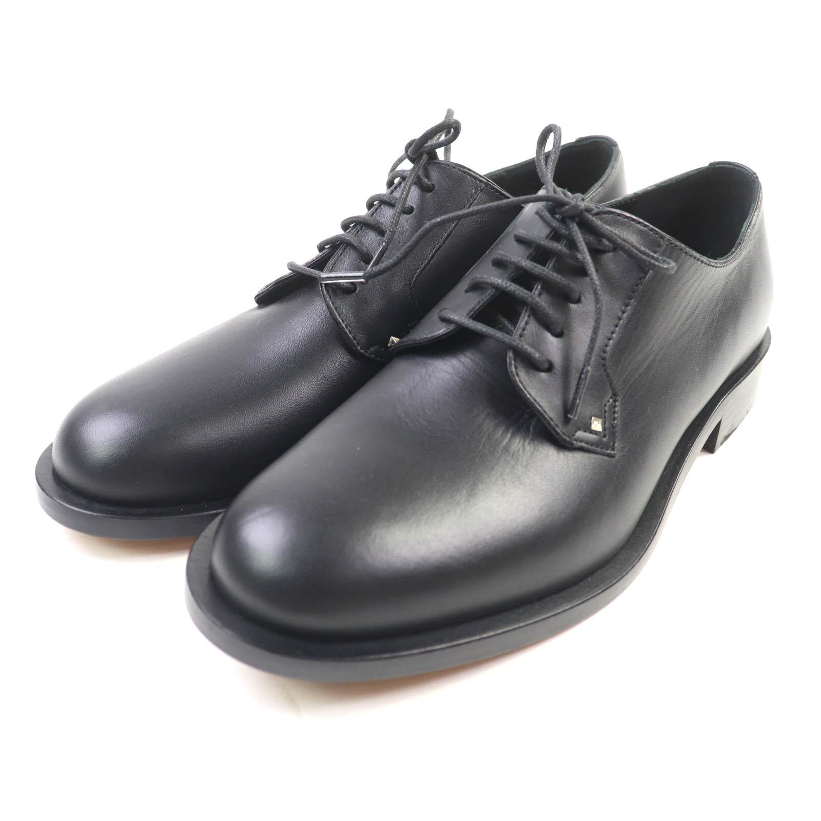 Безупречные кожаные туфли Valentino Garavani Rockstud на шнуровке, черная кожа, женские 37, б/у