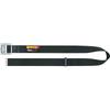 New Standard Safety Body Size 145cm Durable Steel Strong Nylon Belt Belt, Belt, L, Black, BSL145-BK, Length, One-Finger Buckle, Extra-Thick