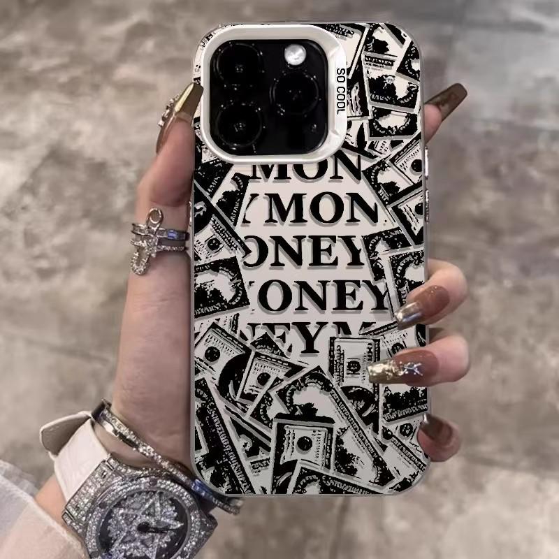 

Exclusive Silver Retro Knife Design English Letters Phone Case for iPhone 16, iPhone 13 Pro Max, and iPhone 11. iPhone 12