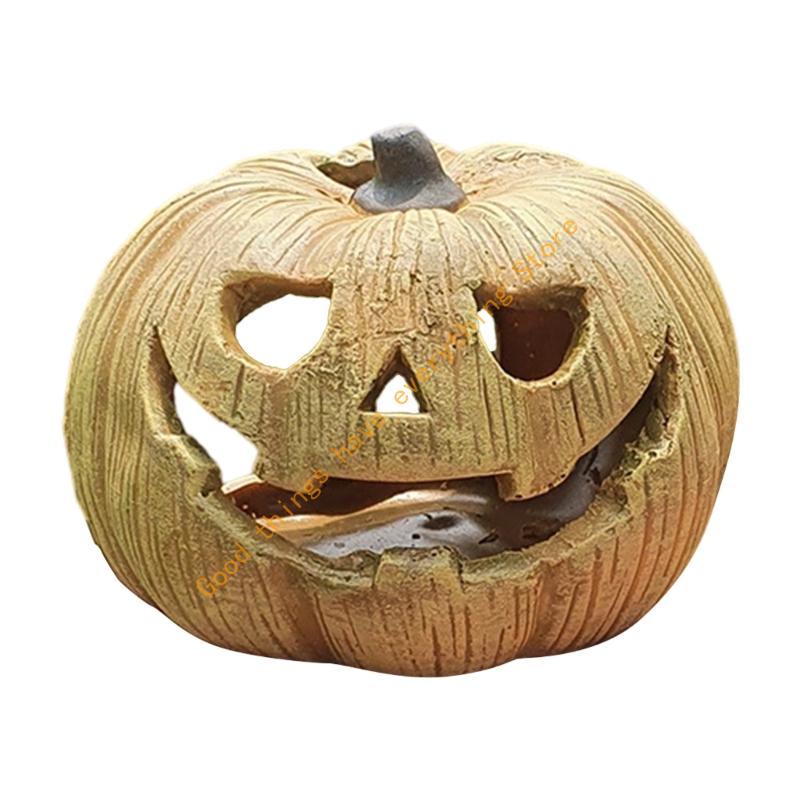 Pumpkins Fish Tanks Decoration Halloweens Theme Festives Fish Tanks Shelter 55KF