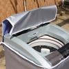 Washing Machine Cover Sunscreen Dustproof Thicker Fabric Zippers Convenient Use