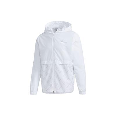 Neo Brilliant Windbreaker 2 Logo Print Hooded Sports Jacket Men Jackets White GK1512