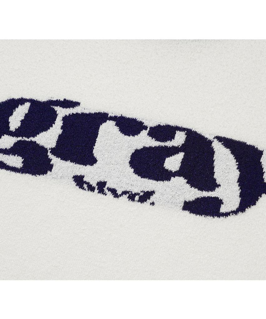 GRAYBLVD Aras Ringer Knit Short Sleeve Gkbst33 (Navy)