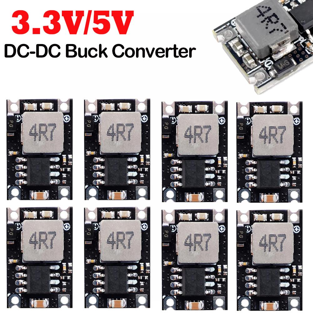 10-3pcs DC-DC Buck Converter Step Power Supply Module 5V-30V To 3.3V 5V 9V 12V 3A Voltage Regulator for Car Motorcycle Battery