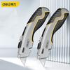 Deli Heavy-duty Stable Retractable Art Utility Knife Zinc Alloy Cutter Professionnel Wallpaper Wrap Faca Art Supplies Stationery