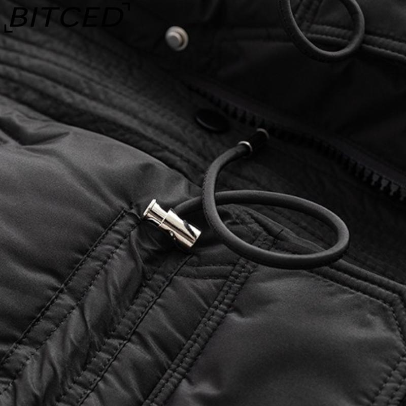 BITCED Women's Plus Size Long Down-Filled Quilted Vest with Hood, Thickened Sleeveless Coat for Autumn/Winter